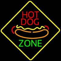 Hot Dog Zone Neonkyltti