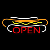 Hot Dogs Open Neonkyltti