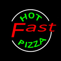 Hot Pizza Fast Neonkyltti