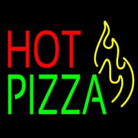 Hot Pizza With Icon Neonkyltti