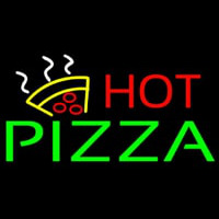 Hot Pizza With Logo Neonkyltti