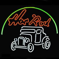 Hot Rod Hotrods Logo Auto Car Dealer Olut Baari Neonkyltti Pikavene