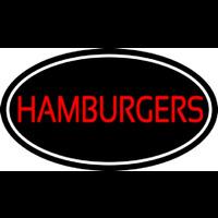 Humburgers Oval Neonkyltti