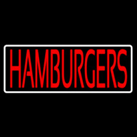 Humburgers With White Border Neonkyltti