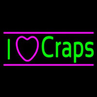 I Love Craps 3 Neonkyltti