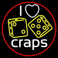 I Love Craps 4 Neonkyltti