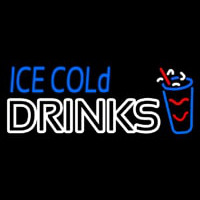 Ice Cold Drinks Neonkyltti