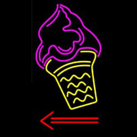 Ice Cream Cone Neonkyltti