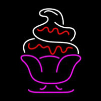 Ice Cream Logo Neonkyltti