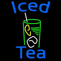 Iced Tea With Glass Neonkyltti