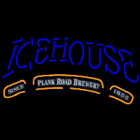 Icehouse Plank Road Brewery Blue Beer Sign Neonkyltti