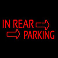 In Rear Parking Logo Neonkyltti