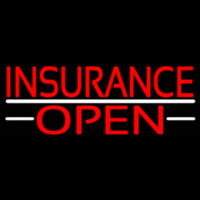Insurance Open White Line Neonkyltti