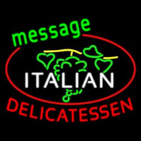 Italian Delicatessen Neonkyltti