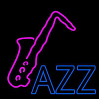 Jazz With Logo Neonkyltti