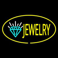 Jewelry Oval Yellow Neonkyltti