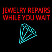Jewelry Repairs While You Wait Logo Neonkyltti