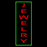 Jewelry Vertical Green Border Neonkyltti