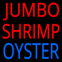 Jumbo Shrimp Oyster Neonkyltti