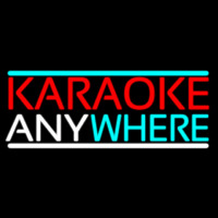 Karaoke Anywhere Neonkyltti