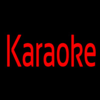 Karaoke Cursive 1 Neonkyltti