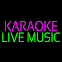Karaoke Live Muisc 1 Neonkyltti