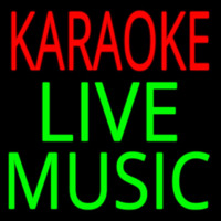 Karaoke Live Muisc 2 Neonkyltti