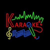 Karaoke Music  Neonkyltti