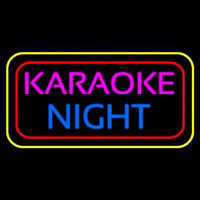 Karaoke Night Colorful Neonkyltti