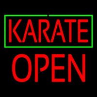 Karate Block Open Neonkyltti