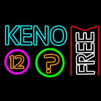 Keno Free 2 Neonkyltti