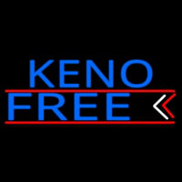Keno Free 3 Neonkyltti