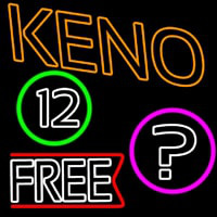 Keno Free Neonkyltti