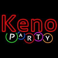 Keno Party Neonkyltti
