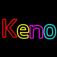 Keno With Oval Border 2 Neonkyltti