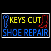 Keys Cut Shoe Repair With White Border Neonkyltti