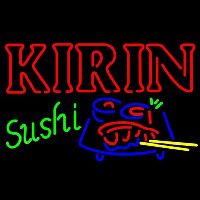 Kirin Beer And Sushi Beer Sign Neonkyltti