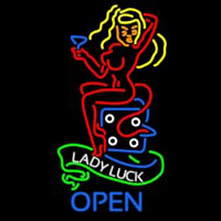Lady Luck She Devil Neonkyltti