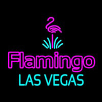 Large Flamingo Hotel Las Vegas Neonkyltti