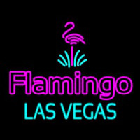 Large Flamingo Hotel Las Vegas Neonkyltti