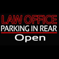 Law Office Open Neonkyltti