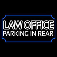 Law Office Parking In Rear Neonkyltti