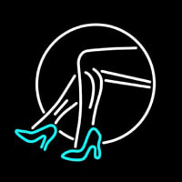 Ledies Leg Logo Neonkyltti