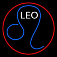 Leo Zodiac Neonkyltti