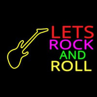 Lets Rock And Roll Neonkyltti