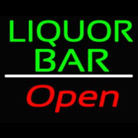 Liquor Bar Open 2 Neonkyltti