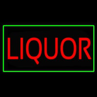 Liquor Rectangle Green Neonkyltti