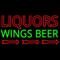 Liquor Wings Beer Neonkyltti