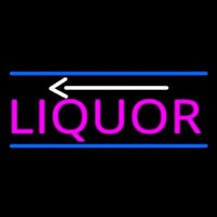 Liquor With Arrow Neonkyltti
