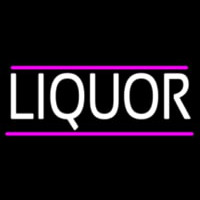 Liquors With Pink Out Line Neonkyltti
